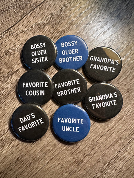 Family favorite pins